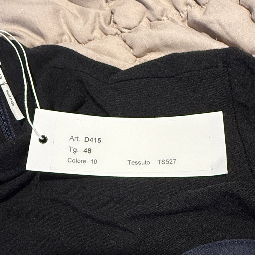 Laviniaturra Made in Italy Two Tone Long Sleeve Wool Sweetheart Dress SZ 12 NWT - Picture 7 of 12